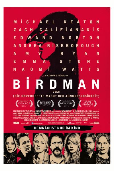Birdman or (The Unexpected Virtue of Ignorance) Poster